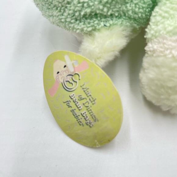 Plushland Wooly Green Lamb Terry Cloth Plush Robe Slippers 2000 March of Dimes - Picture 12 of 12